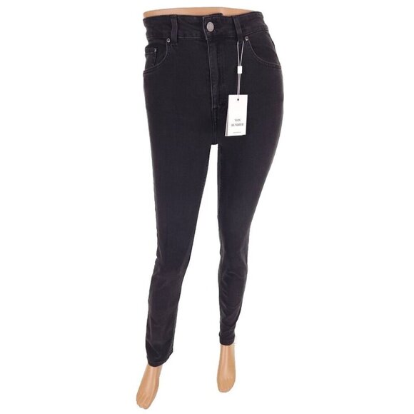 Won Hundred Marilyn B Jeans Size 30/32 US 8 Womens Gray $180 - Picture 2 of 16